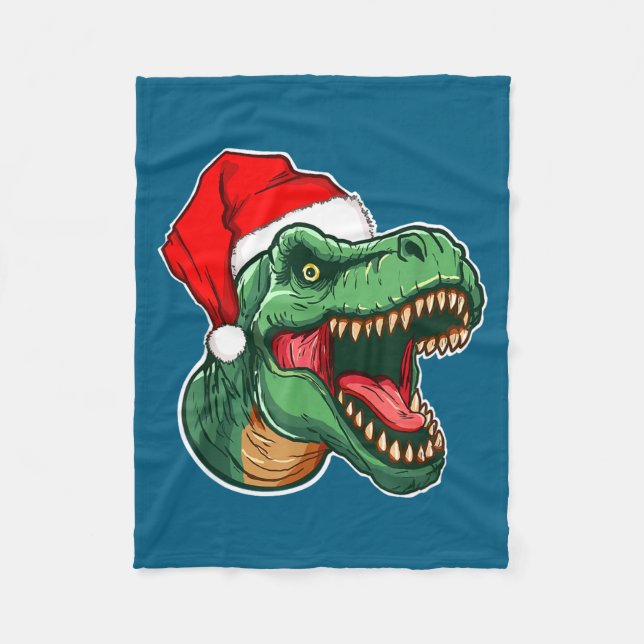 Manta Polar Christmas T-rex  (Anverso)