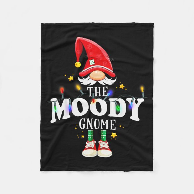 Manta Polar Christmas The Moody Gnome X-mas Matching Pjs  (Anverso)