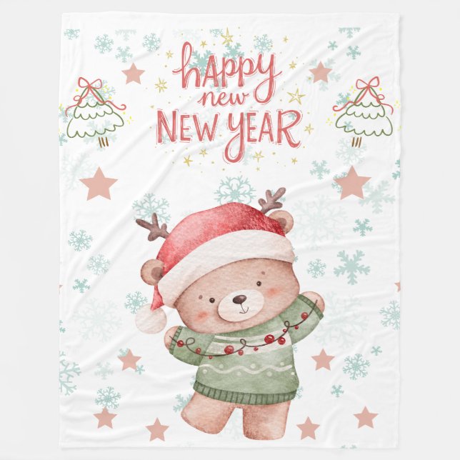 Manta Polar Chritmass blanket (Anverso)