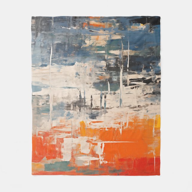 Manta Polar Chromatic Crossroads Abstract Digital Painting (Anverso)