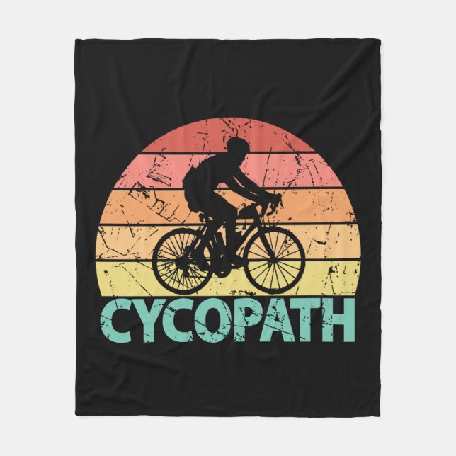 Manta Polar Ciclista Cycopath Funny (Anverso)