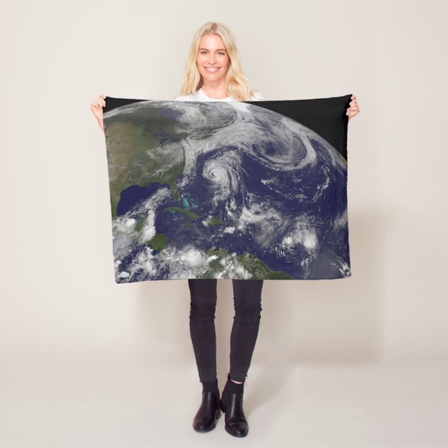 Manta Polar Ciclones Tropicales Katia, Lee, Maria Y Nate. (In situ)