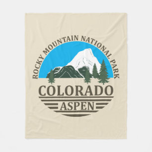 Manta Polar Cielo azul de la estación de esquí de Colorado Asp