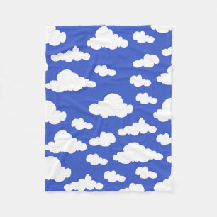 Manta Polar Cielo azul nublado Nubes blancas Soñador Nublado