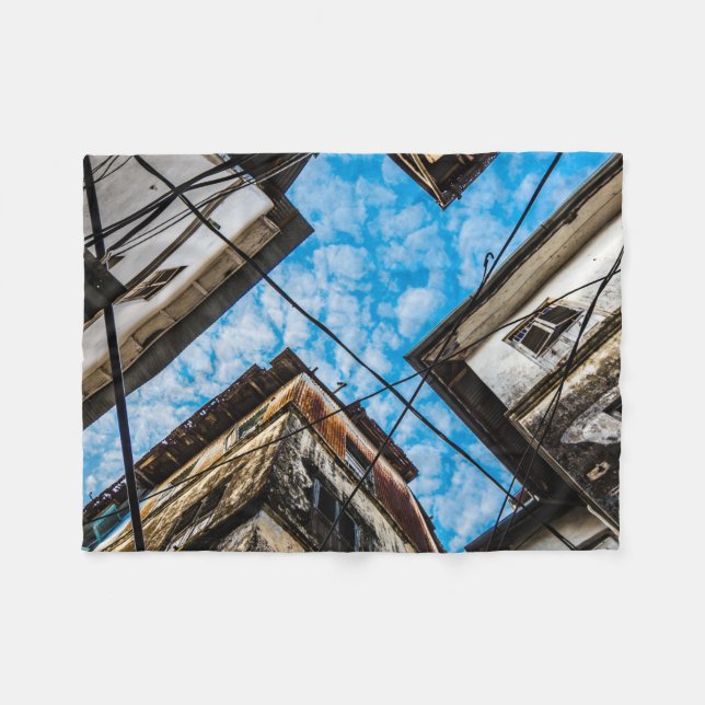 Manta Polar Cielo sobre Stonetown, Zanzíbar (Frente (Horizontal))