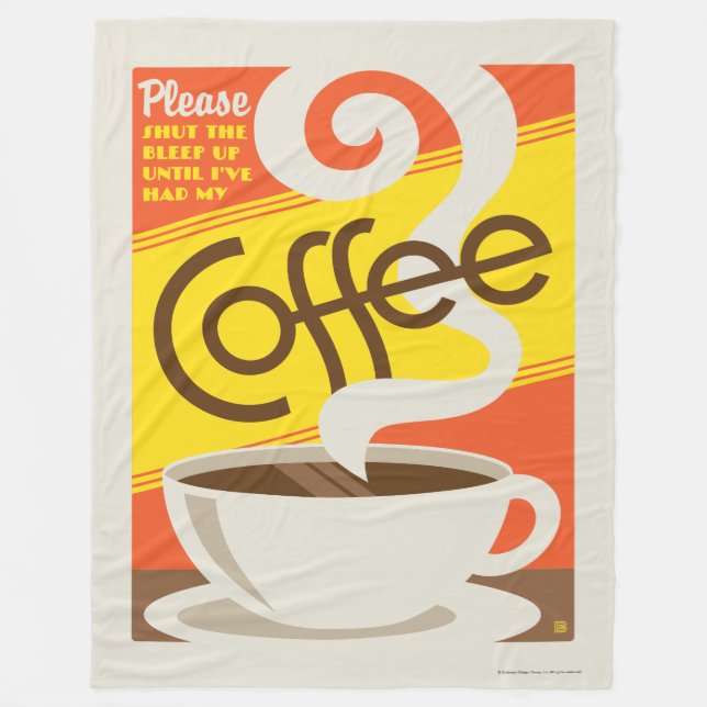 Manta Polar Cierre el café (Anverso)