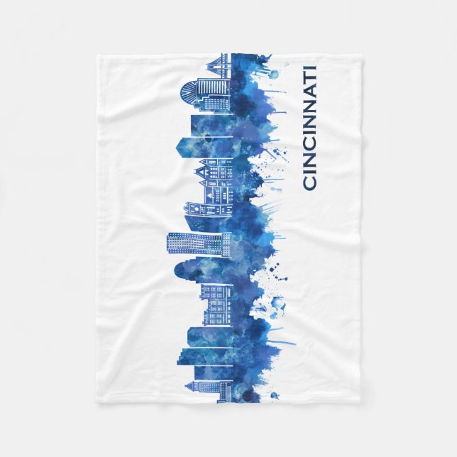 Manta Polar Cincinnati USA Skyline Blue (Anverso)