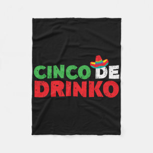Manta Polar Cinco De Drinko Camisas Mujeres Cinco De Mayo