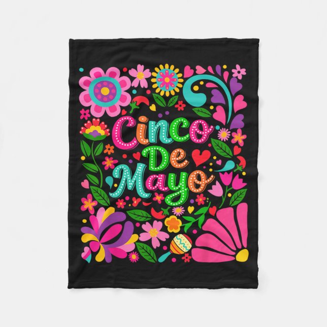 Manta Polar Cinco De Mayo (Anverso)