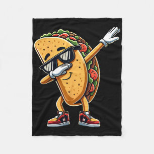 Manta Polar Cinco De Mayo Dabbing Taco Funny Food Boys Mexican