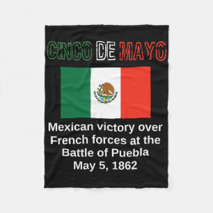 Manta Polar Cinco De Mayo De Puebla Cinco Mexicanos