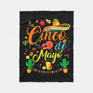 Manta Polar Cinco de mayo divertida fiesta mexicana de fiesta 