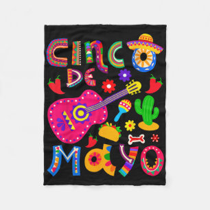 Manta Polar Cinco De Mayo Fiesta Mexicana 5 De Mayo México Mex