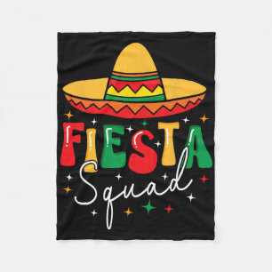 Manta Polar Cinco De Mayo Fiesta Squad Funny Fiesta Mexicana 5