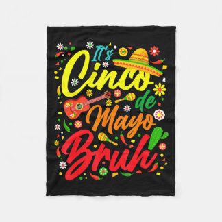 Manta Polar Cinco de mayo hermano chico mexicano haciendo dabb