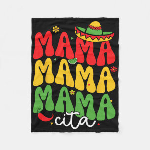 Manta Polar Cinco De Mayo Mamacita Mexicana Mamá Mama Mamá Div