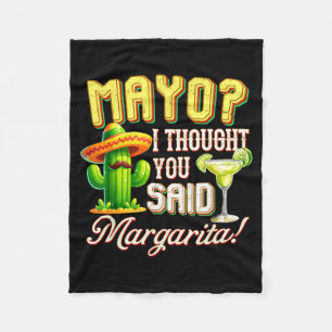 Manta Polar Cinco de mayo mayo pensé que dijiste margarita cac