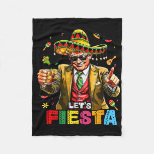 Manta Polar Cinco De Mayo Trump Taco Divertido Mexicano Trump