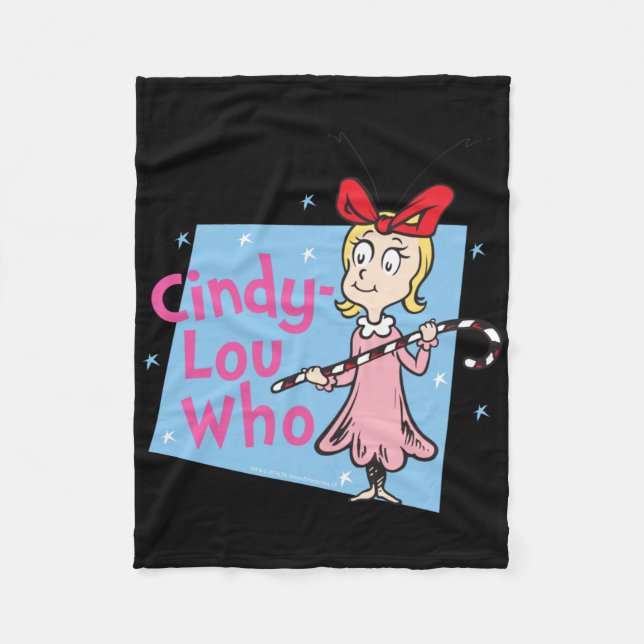 Manta Polar Cindy Lou Who Candy Cane T Shirt  (Anverso)