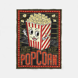 Manta Polar Cine de cine Marquee Popcorn