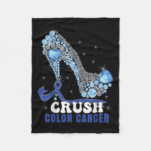 Manta Polar Cinta azul Mujeres Colonscopía Colorectal Cañón co