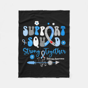 Manta Polar Cinta de Groovy Support Squad Conciencia de la Dia