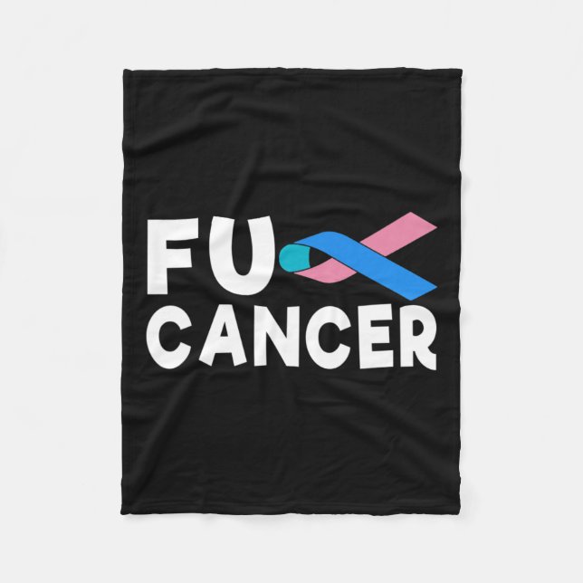 Manta Polar Cinta de lucha contra el cáncer 21 (Anverso)