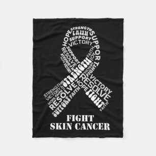Manta Polar Cinta negra Melanoma Mes Productos Cáncer de Piel