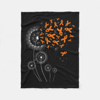 Manta Polar Cinta Y Dandelion Leukemia Sensibilización Mes War