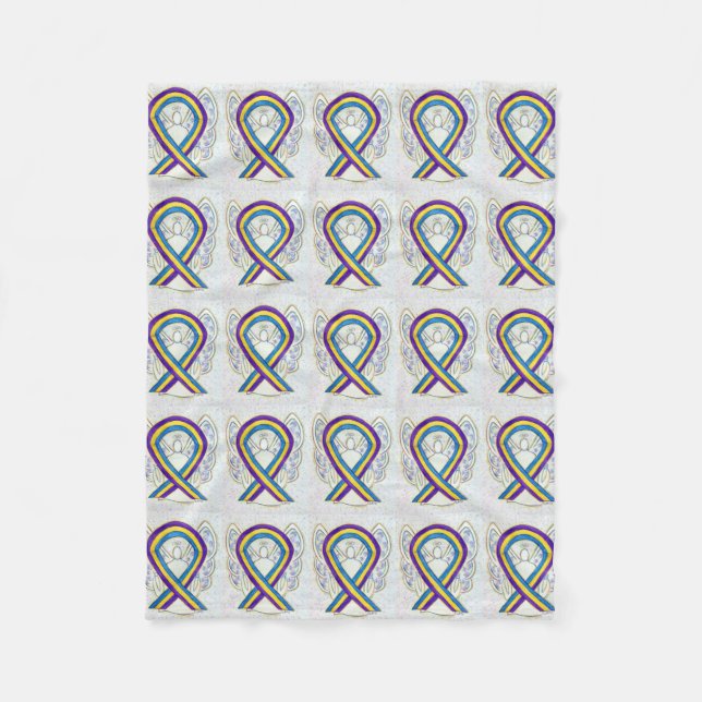 Manta Polar Cintas de áncer de vejiga (Anverso)