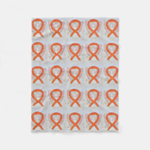 Manta Polar Cintas de lazo para la prevención de cáncer de leu
