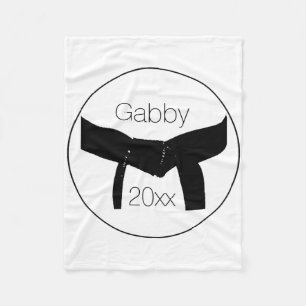 Manta Polar Cinturón negro básico de artes marciales