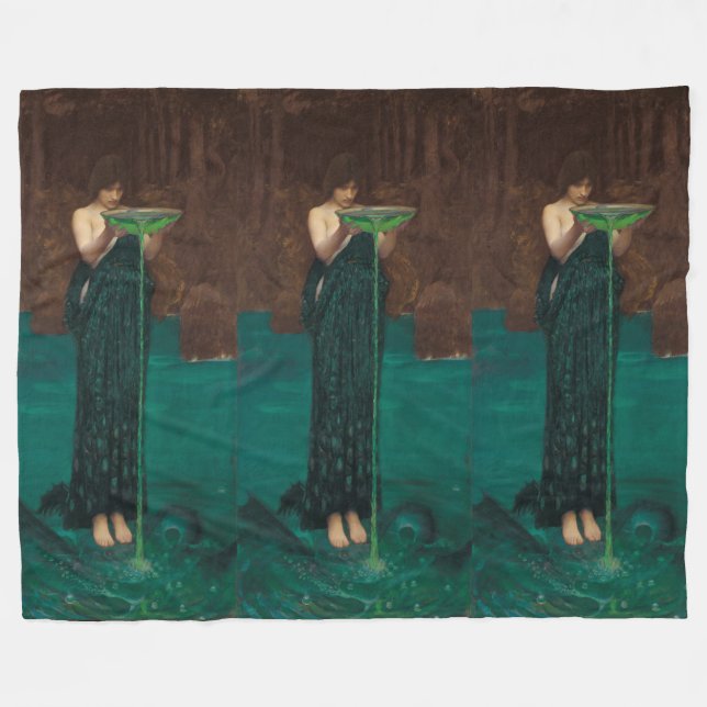 Manta Polar Circe Invidiosa de John William Waterhouse (Frente (Horizontal))