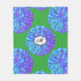 MANTA POLAR CÍRCULO ABSTRACTO WYCINANKI