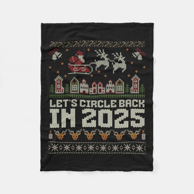 Manta Polar Círculo de Navidades en 2025 (Anverso)
