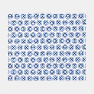 Manta Polar Círculo griego azteca llavero malvado patrón de oj