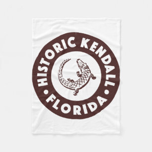 Manta Polar Círculo Kendall Florida - Marrón