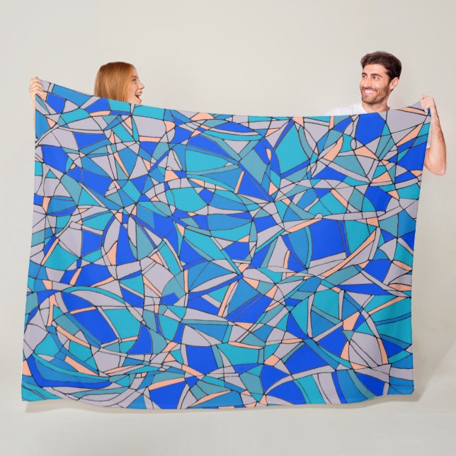 Manta Polar Círculos abstractos (In situ)