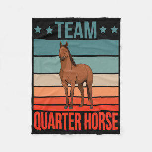 Manta Polar Cita de caballos del cuarto de equipo Caballo Cosa