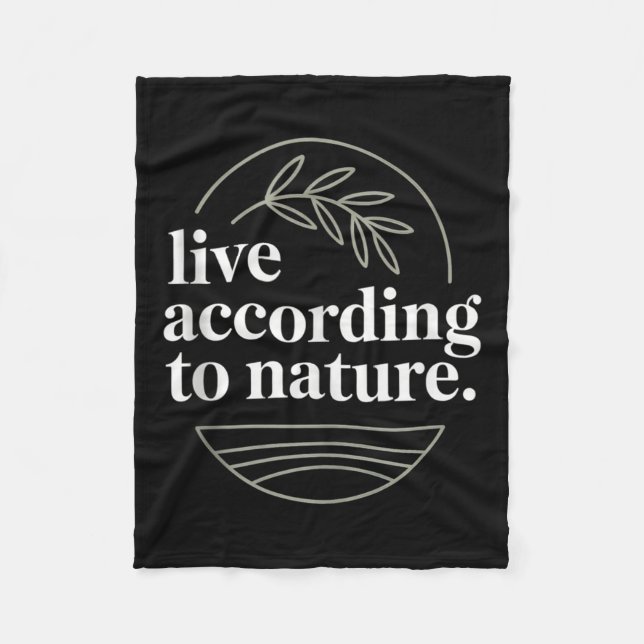 Manta Polar Cita de filósofo estográfico Estoicismo Motivacion (Anverso)