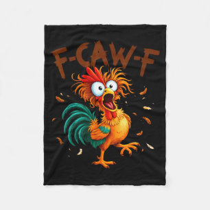 Manta Polar Cita de pollo F-caw-f Gallo Fcawf Divertido Fawk O
