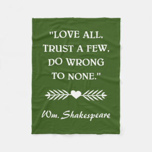 MANTA POLAR CITA DE SHAKESPEARE