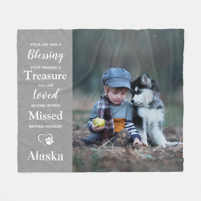 Manta Polar Cita de simpatía mascota Recuerden Monumento a Per (Frente (Horizontal))