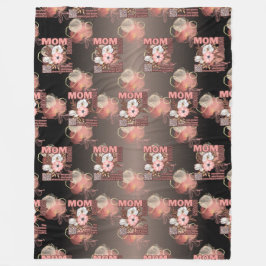 Manta Polar Cita divertida de mamá en todo el mundo