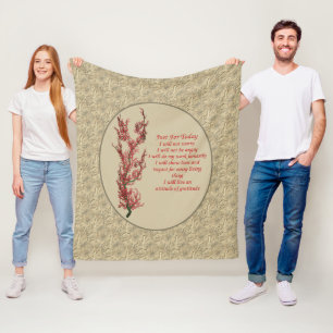 Manta Polar Cita inspiradora sólo para hoy