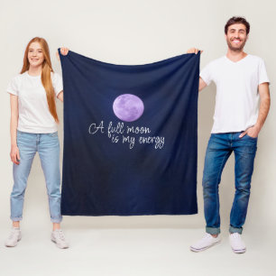 Manta Polar Cita moderna de LUNA COMPLETA Purple