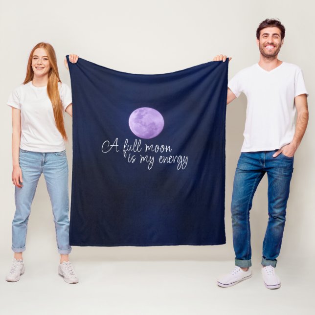 Manta Polar Cita moderna de LUNA COMPLETA Purple (In situ)