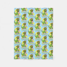 MANTA POLAR CITA PERSONALIZADO DE LA ERA DE DINOSAUR