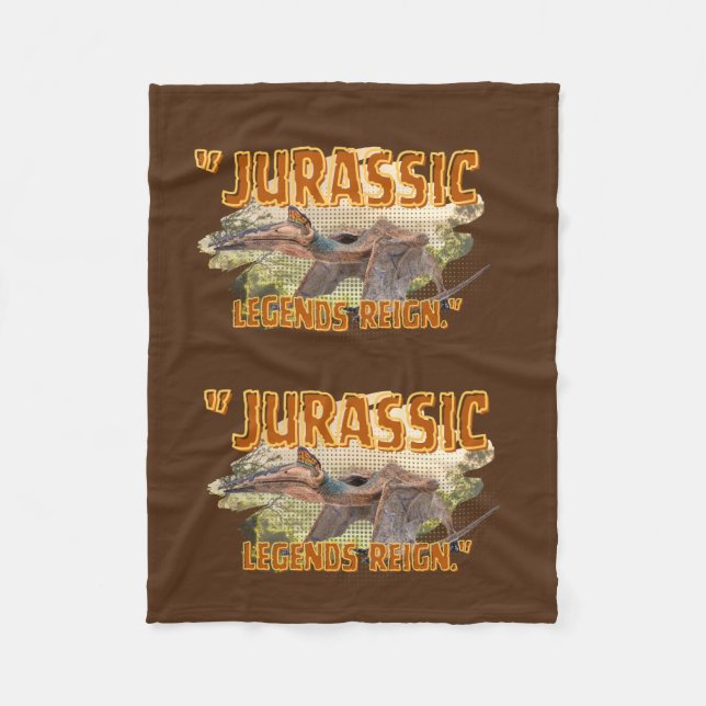 MANTA POLAR CITA PERSONALIZADO DE LA ERA DE DINOSAUR (Anverso)