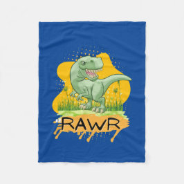 MANTA POLAR CITA PERSONALIZADO DE LA ERA DE DINOSAUR